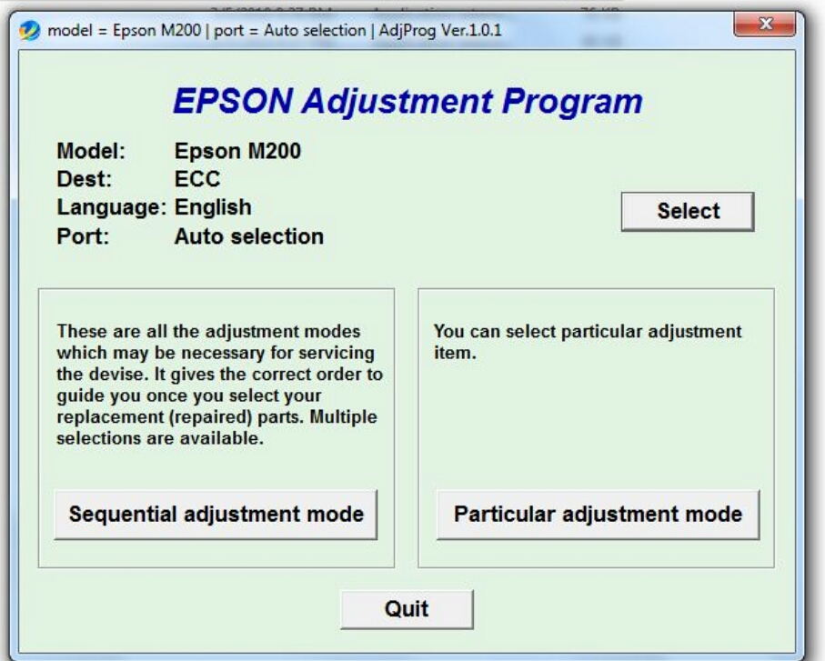 Free Download Epson M200 Resetter